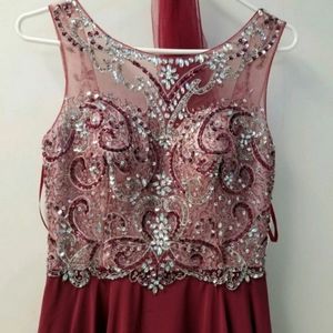 Burgundy Prom Dress